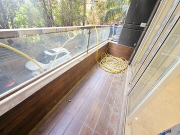 Balcony in 3 BHK Builder Floor at Chattarpur – for Rent