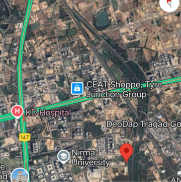  Plot – Map Location View at Tragad - for Sale