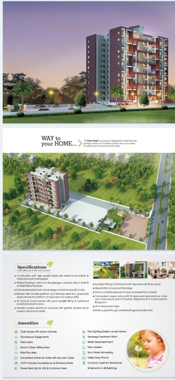 Master Plan in 1 BHK Apartment at Trimurti 11 Park Street, Pisoli – for Sale