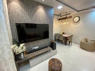 Living Room in 1 BHK Apartment at Royal Oasis, Malad West – for Sale