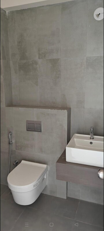 Bathroom in 3 BHK Apartment at Raj Infinia, Mira Road – for Rent