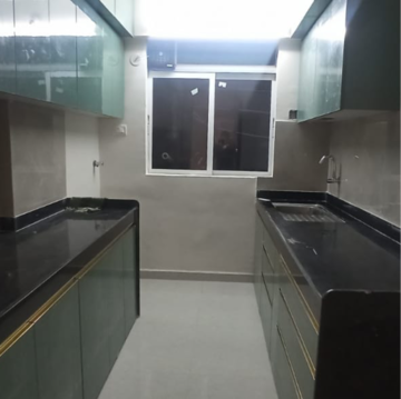 Kitchen in 1 BHK Apartment at Drushti Group Embassy, Naidu Colony – for Rent