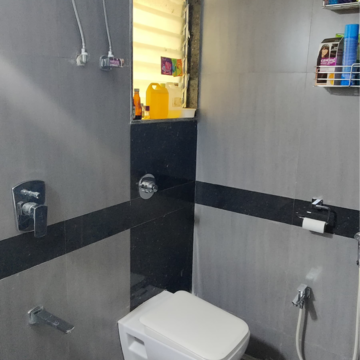 Attached Bathroom in 1 BHK Apartment at Sai Enclave Vikhroli, Vikhroli East – for Rent