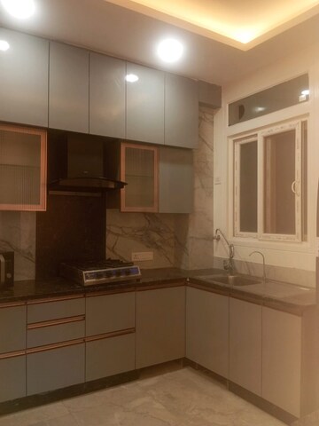 Kitchen in 3 BHK Builder Floor at Ansal Sushant Lok I, Sector 43 – for Rent