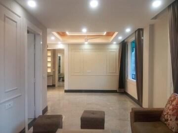 Living Room in 3 BHK Builder Floor at Ansal Sushant Lok I, Sector 43 – for Rent