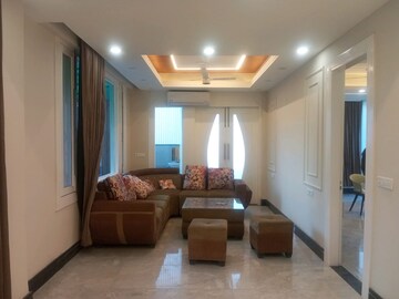 Living Room in 3 BHK Builder Floor at Ansal Sushant Lok I, Sector 43 – for Rent