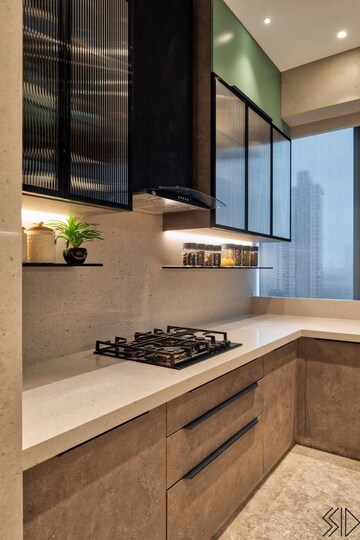 Kitchen in 3 BHK Apartment at Wellside Camac, Park Street – for Sale
