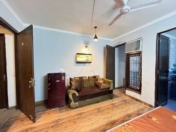 Living Room in 1 RK Builder Floor at Freedom Fighters Enclave – for Rent