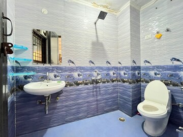 Bathroom in 1 RK Builder Floor at Freedom Fighters Enclave – for Rent