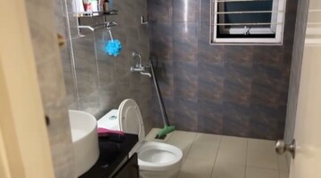 Bathroom in 3 BHK Apartment at Salarpuria Greenage, Hosur Road – for Rent