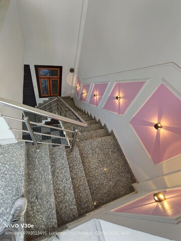 Staircase in 3 BHK Independent House at Jankipuram Extension – for Sale