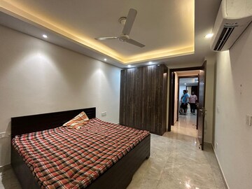 Bedroom in 3 BHK Builder Floor at Freedom Fighters Enclave – for Rent