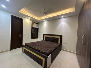Bedroom in 3 BHK Builder Floor at Freedom Fighters Enclave – for Rent