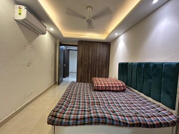 Bedroom in 3 BHK Builder Floor at Freedom Fighters Enclave – for Rent