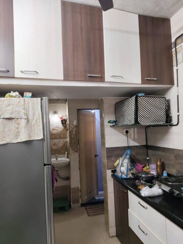 Kitchen in 1 BHK Apartment at Agarwal Vrindavan Gardens, Vasai East – for Sale