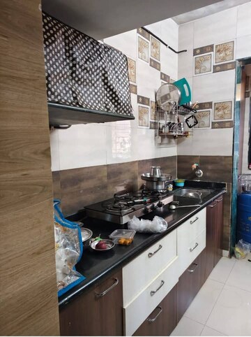 Kitchen in 1 BHK Apartment at Agarwal Vrindavan Gardens, Vasai East – for Sale