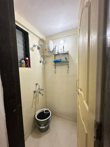 Bathroom in 1 BHK Apartment at Agarwal Vrindavan Gardens, Vasai East – for Sale