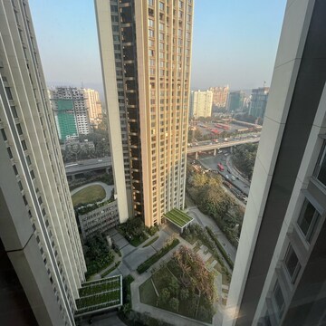 Balcony in 3 BHK Apartment at Oberoi Sky City, Khande Rao Dongari – for Rent