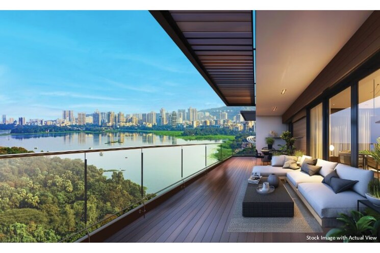 Balcony, lnt-elixir-reserve 3 Bedroom 1446 Sq.Ft. Apartment In Powai Mumbai 8167699