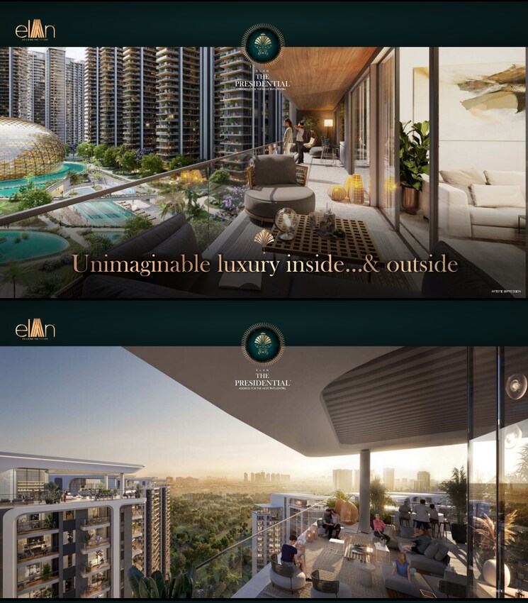 Exterior View, elan-the-emperor 4 Bedroom 4900 Sq.Ft. Apartment In Sector 106 Gurgaon 8167783