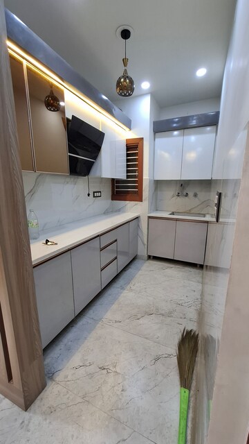 Kitchen in 3 BHK Builder Floor at Mansa Ram Park – for Rent