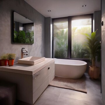 Bathroom in 3 BHK Apartment at New Alipore – for Sale