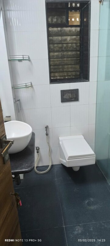 Bathroom in 1 BHK Apartment at Sagar Darshan CHS Andheri, Andheri West – for Rent