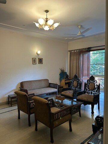 Living Room in 3 BHK Builder Floor at Kailash Colony – for Sale