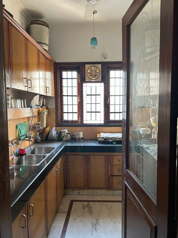 Kitchen in 3 BHK Builder Floor at Kailash Colony – for Sale