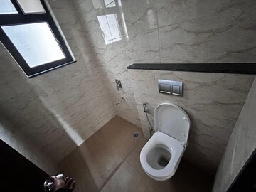 Bathroom in 2 BHK Apartment at Shapoorji Pallonji Sensorium, Hinjewadi – for Rent