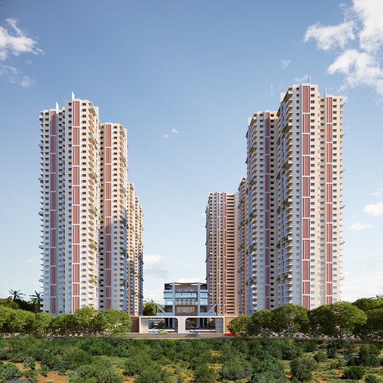 Exterior View, supadha-gamya 3 Bedroom 2430 Sq.Ft. Apartment In Tellapur Hyderabad 8168081