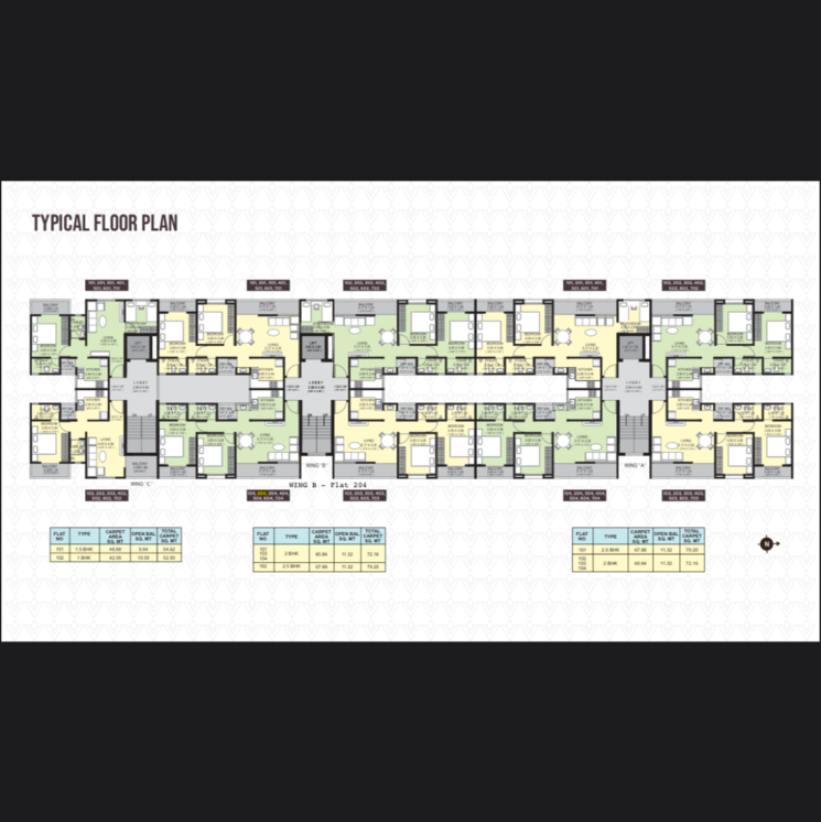 Master Plan, vineet-vishvam 2 Bedroom 776 Sq.Ft. Apartment In Old Sangvi Pune 8168167