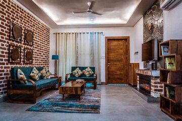 Living Room in 3 BHK Builder Floor at Kirti Nagar – for Sale