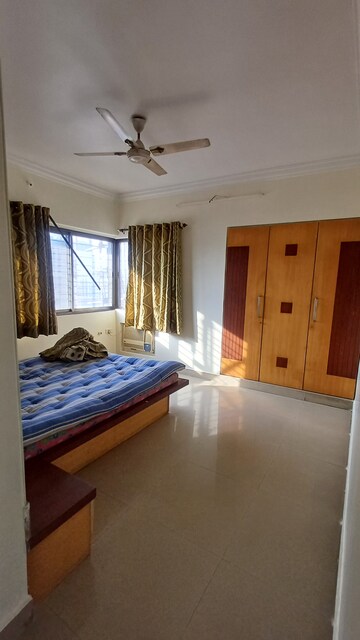 Master Bedroom in 3 BHK Apartment at Cosmos Tower, Majiwada – for Rent