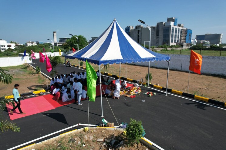 Exterior View, padur 4 Bedroom 1600 Sq.Ft. Villa In Padur Chennai 8168358