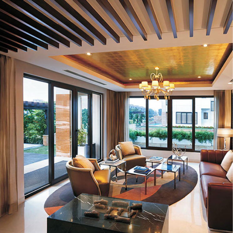 Living Room, bptp-visionnaire-villas 4 Bedroom 5328 Sq.Ft. Villa In Sector 70a Gurgaon 8168402