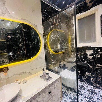 Kitchen in 4 BHK Builder Floor at Ansal Sushant Lok I, Sector 43 – for Sale