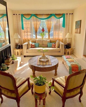 Living Room in 3 BHK Apartment at Merlin Iris, Mukundapur – for Rent