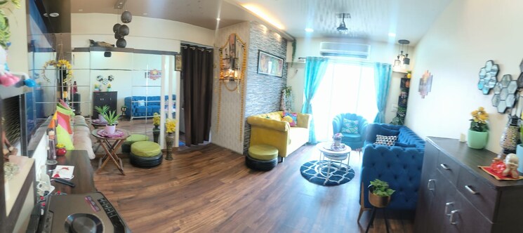 Living Room, rosa-gardenia 2 Bedroom 870 Sq.Ft. Apartment In Ghodbunder Road Thane 8168826