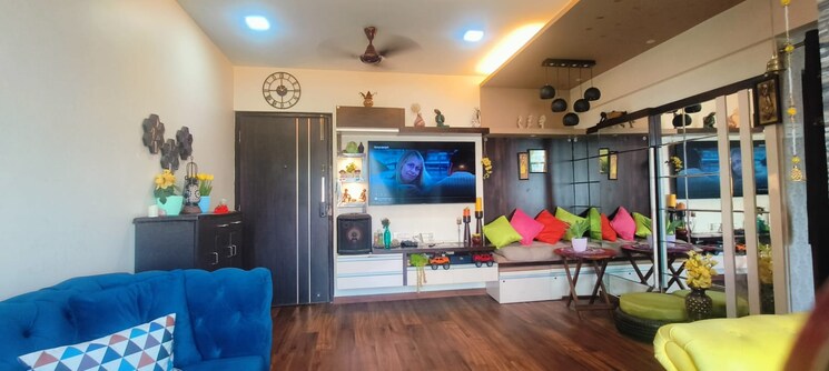 Living Room, rosa-gardenia 2 Bedroom 870 Sq.Ft. Apartment In Ghodbunder Road Thane 8168826