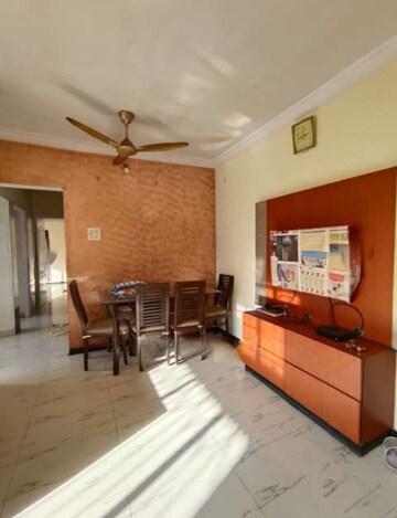Living Room in 2 BHK Apartment at Cosmos Heritage, Manpada – for Rent
