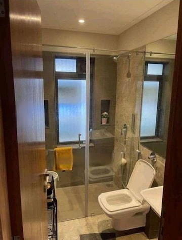 Bathroom in 2 BHK Apartment at Windsor Garden Enclave, Vasant Vihar – for Rent