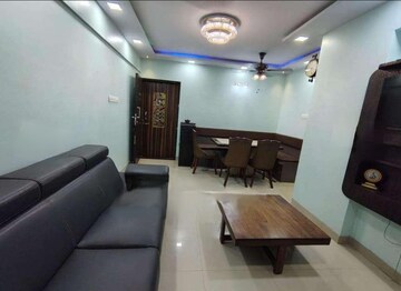 Living Room in 2 BHK Apartment at Rustomjee Urbania, Majiwada – for Rent