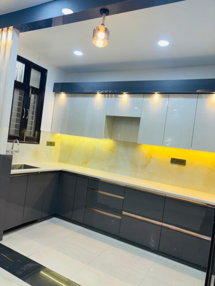 Kitchen, kanha-apartments-indirapuram 3 Bedroom 1450 Sq.Ft. Builder Floor In Shakti Khand 2 Ghaziabad 8168873