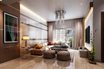 Living Room in 3 BHK Apartment at Adani Samsara Vilasa, Sector 63 – for Sale