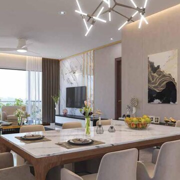 Living Room in 3 BHK Apartment at Adani Samsara Vilasa, Sector 63 – for Sale