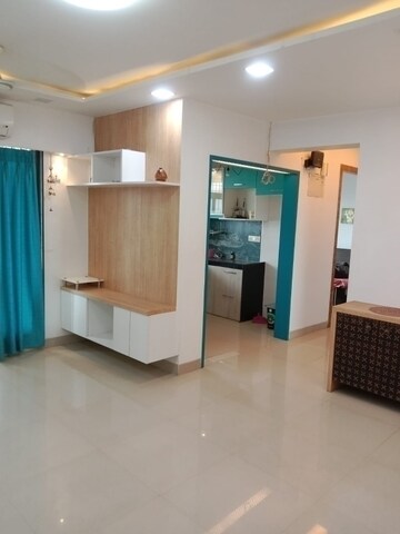 Living Room in 1 BHK Apartment at KIPL Morya, Kasarvadavali – for Rent