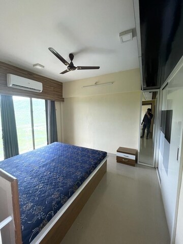 Bedroom in 1 BHK Apartment at KIPL Morya, Kasarvadavali – for Rent