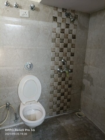 Bathroom in 1 BHK Apartment at Shri Siddhivinayak CHS Haware, Haware City – for Rent