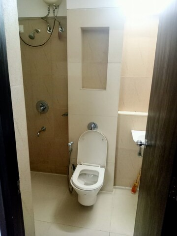 Bathroom in 1 BHK Apartment at Vihang Valley Phase 3, Kasarvadavali – for Rent